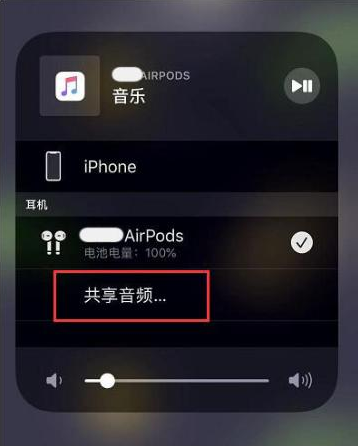 会文镇苹果14音频维修点分享iPhone14音频共享设置方法 