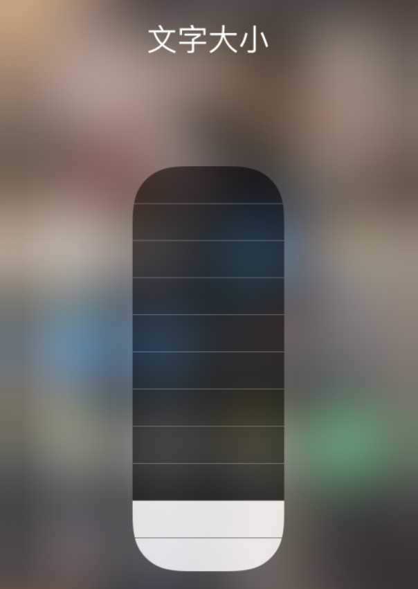 会文镇苹果手机维修分享小技巧：在 iPhone 控制中心快速调节字体大小 